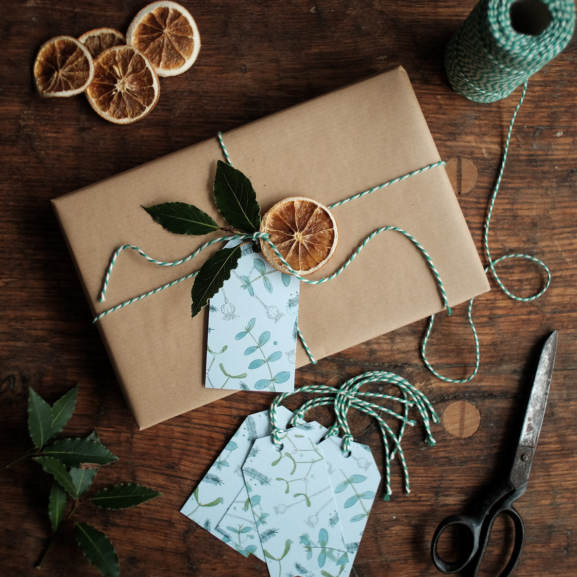 Winter Foliage Gift Tags