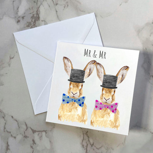 Mr & Mr Hare card