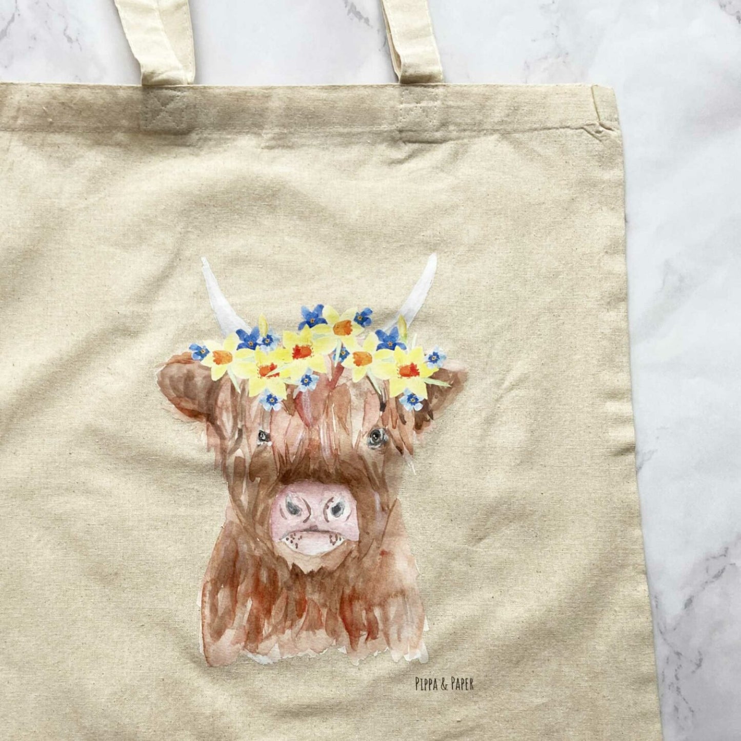 Highland Cow Tote Bag