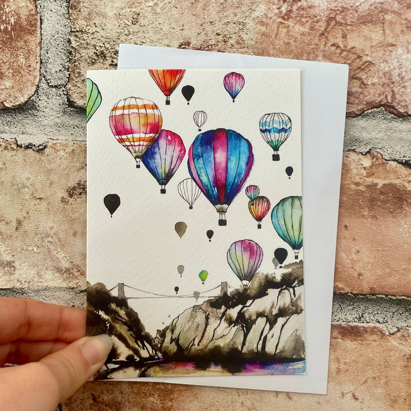 Hot Air Balloon Card