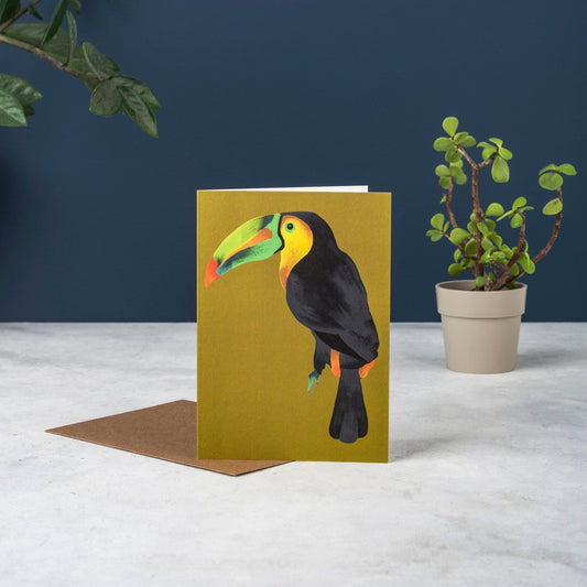 Mustard Toucan Card