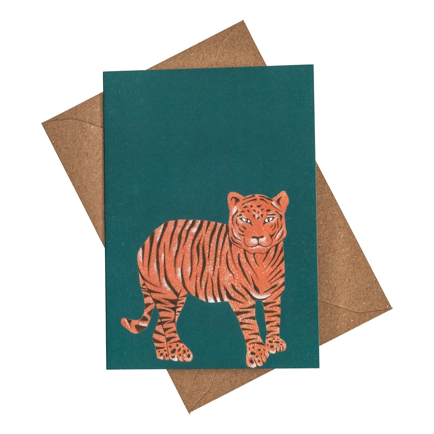 Teal Tiger Card