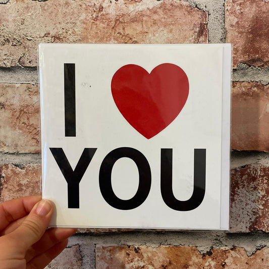 I <3 YOU card