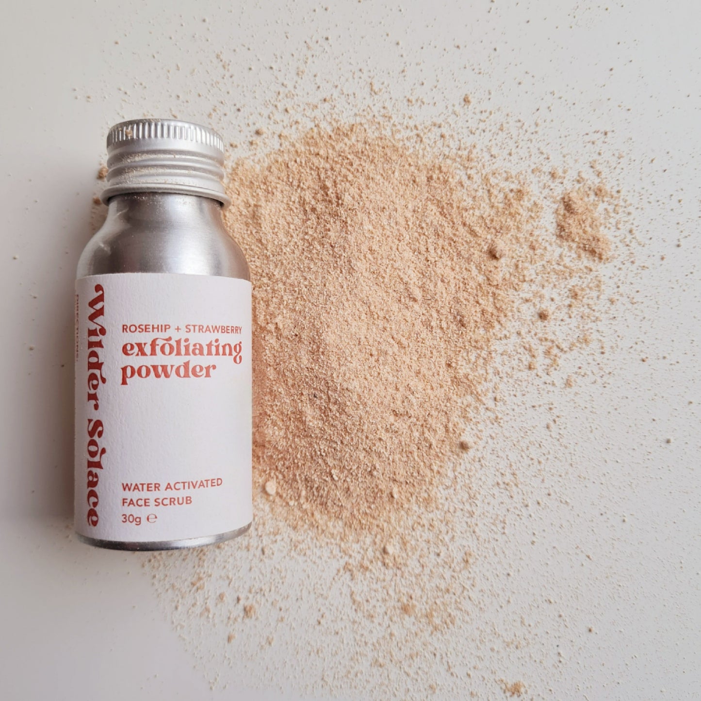 Rosehip and Strawberry Exfoliating Powder 30g