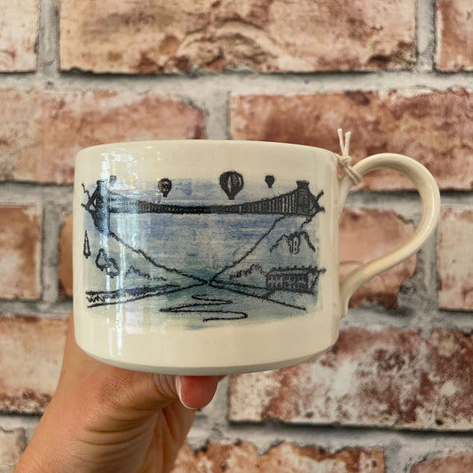 Monoprint Bridge Mug