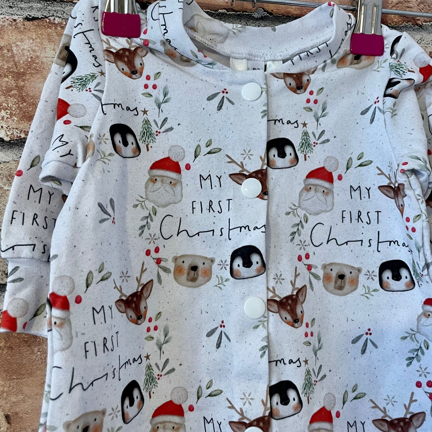 My 1st Christmas Sleepsuit