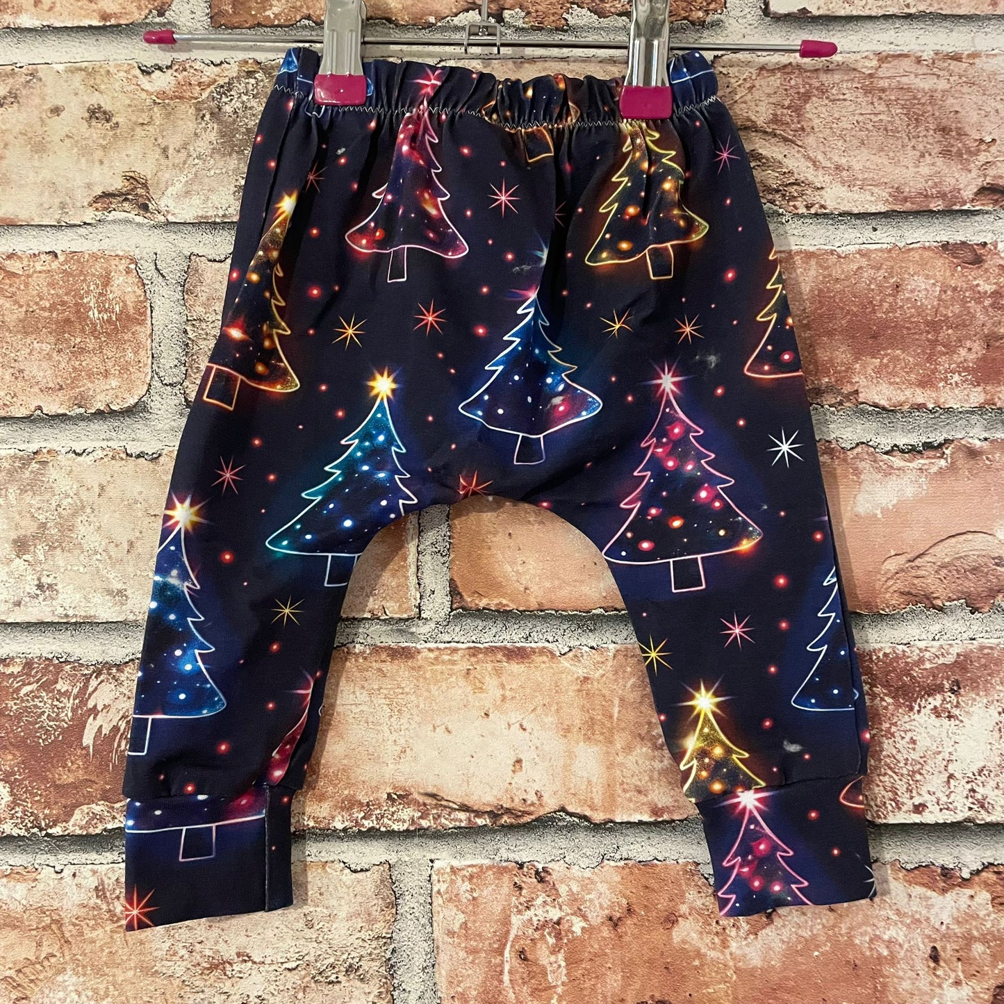 Neon Lights Christmas Tree Leggings