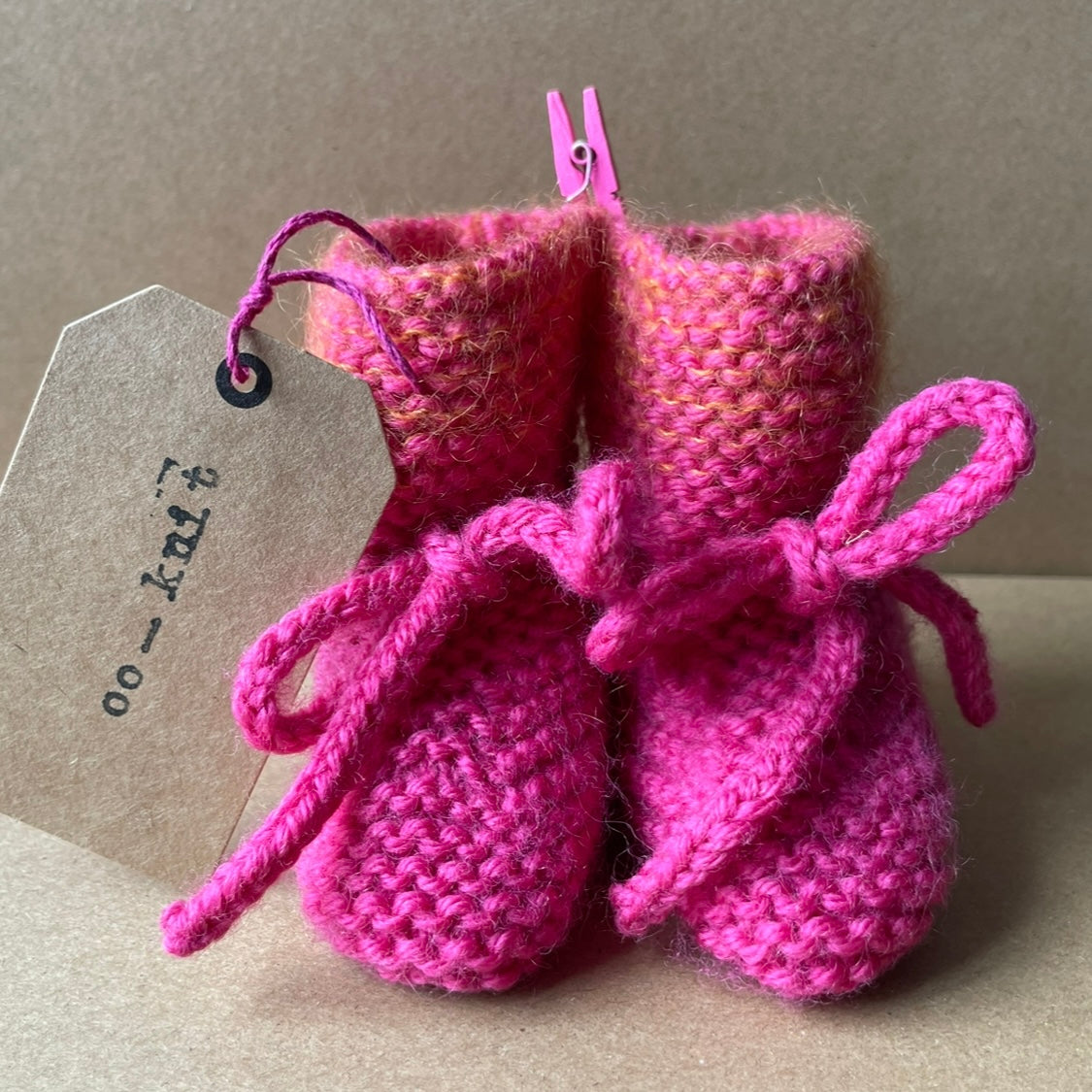 Knitted Baby Booties