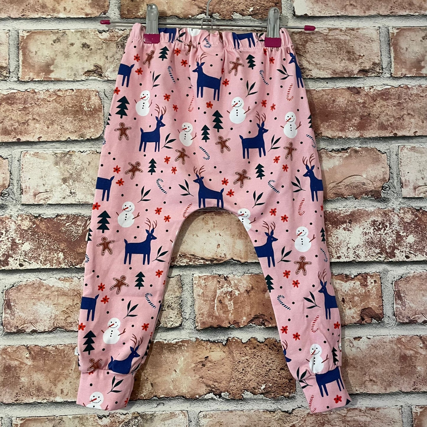 Pink Christmas Leggings