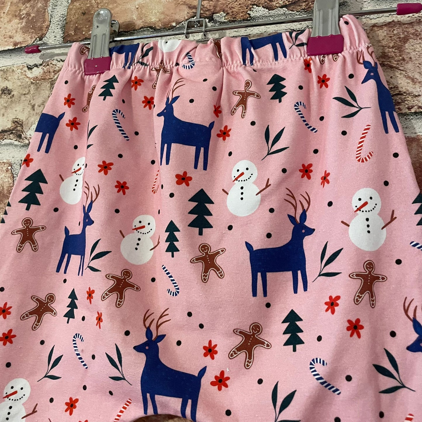 Pink Christmas Leggings