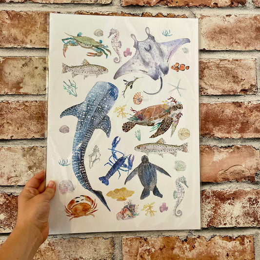 Sea Theme A3 Print