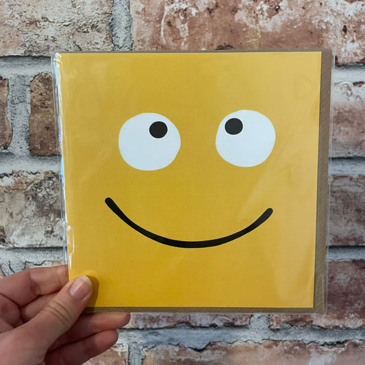 Yellow Smiley Card