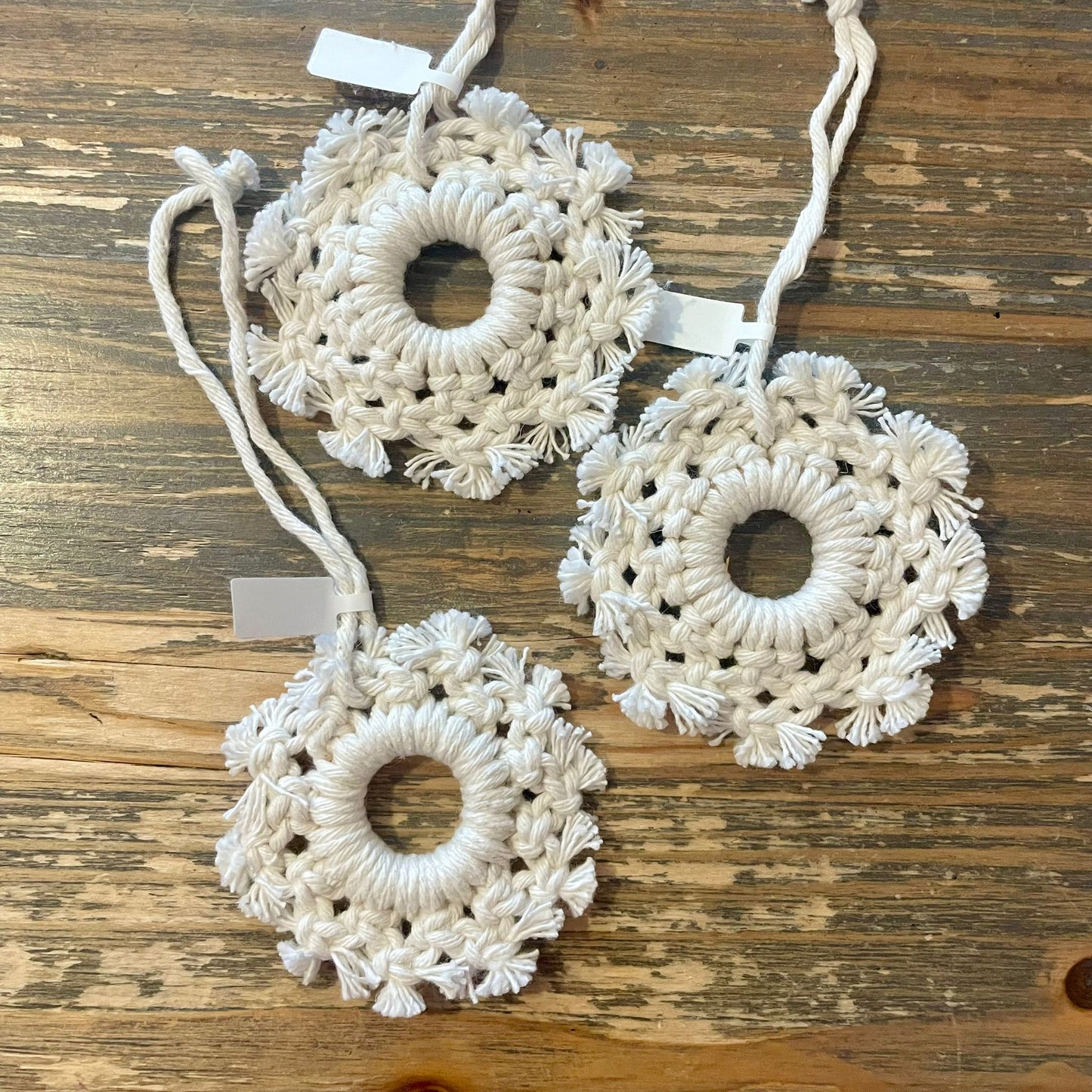 Macrame Christmas Ornaments Medium