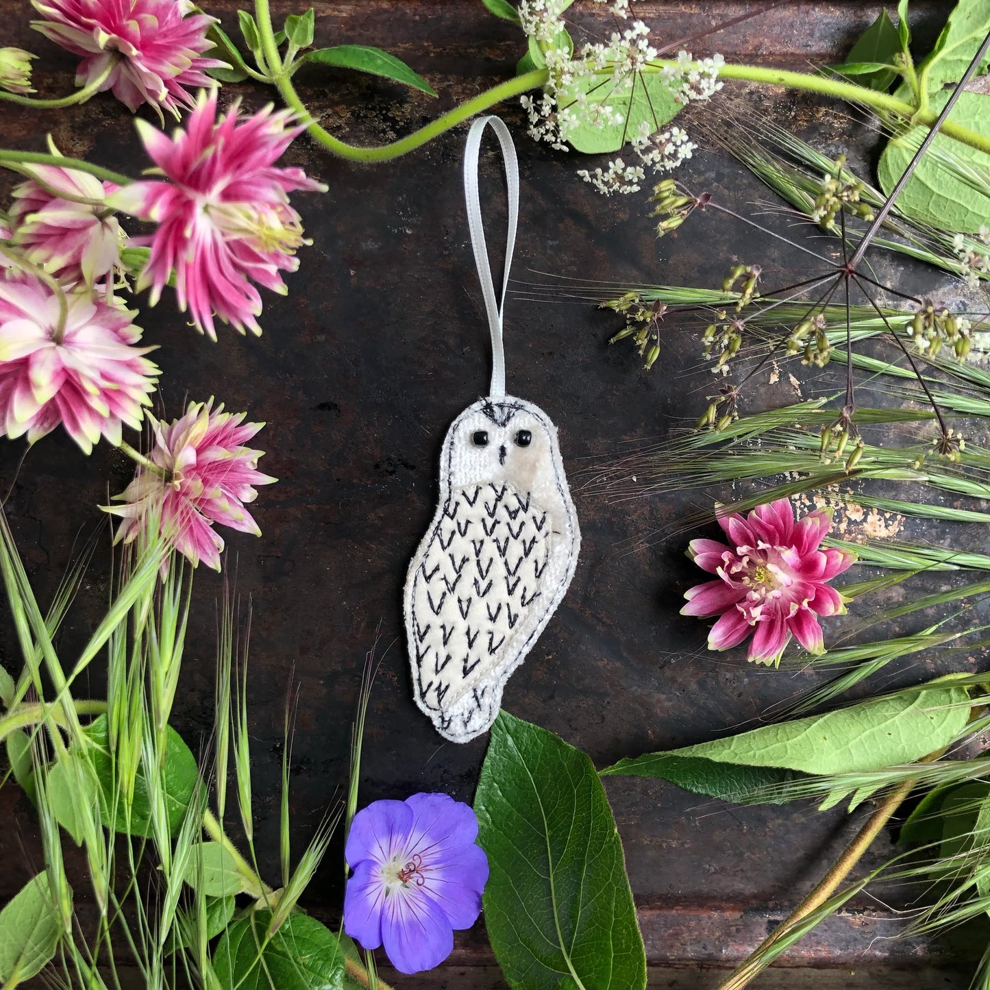 Hanging Snowy Owl