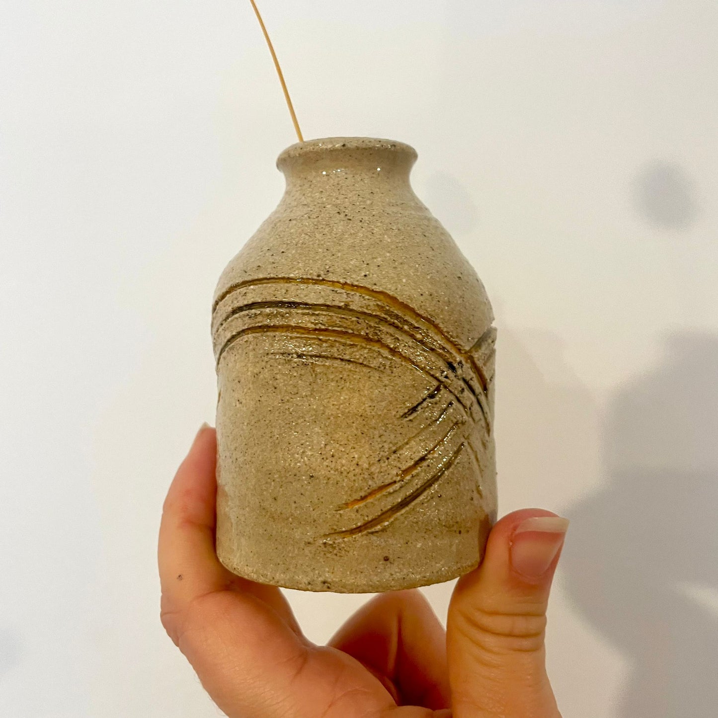 Stoneware Bud Vase