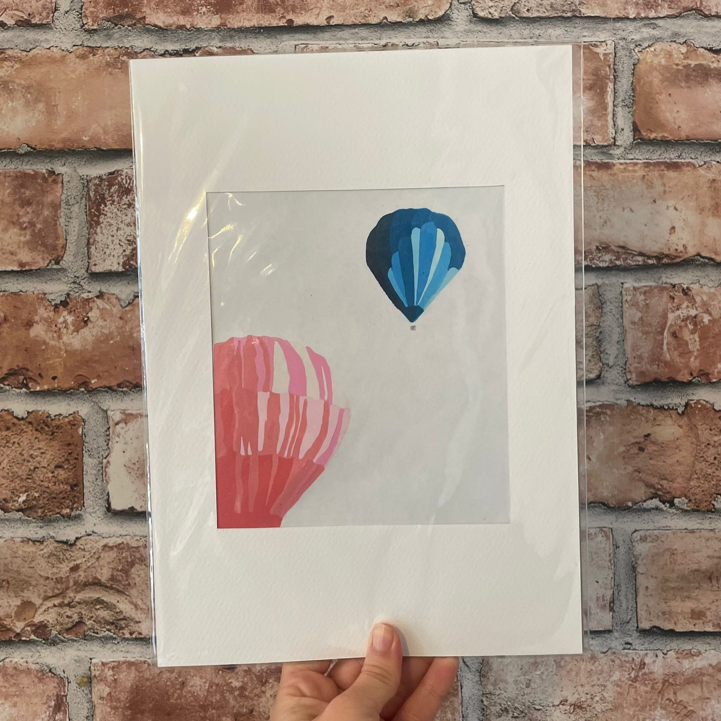 Hot Air Balloons x 2 Print