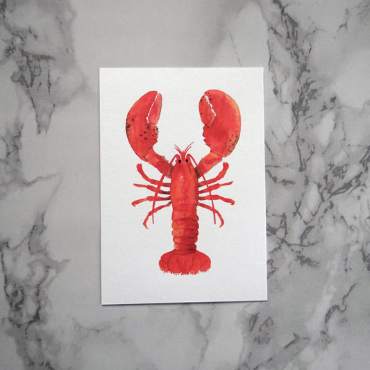 Lobster Print A4