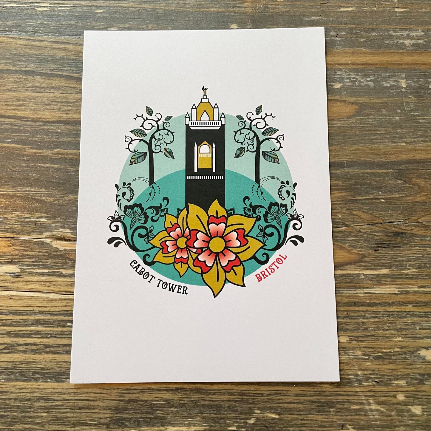 Cabot Tower Postcard