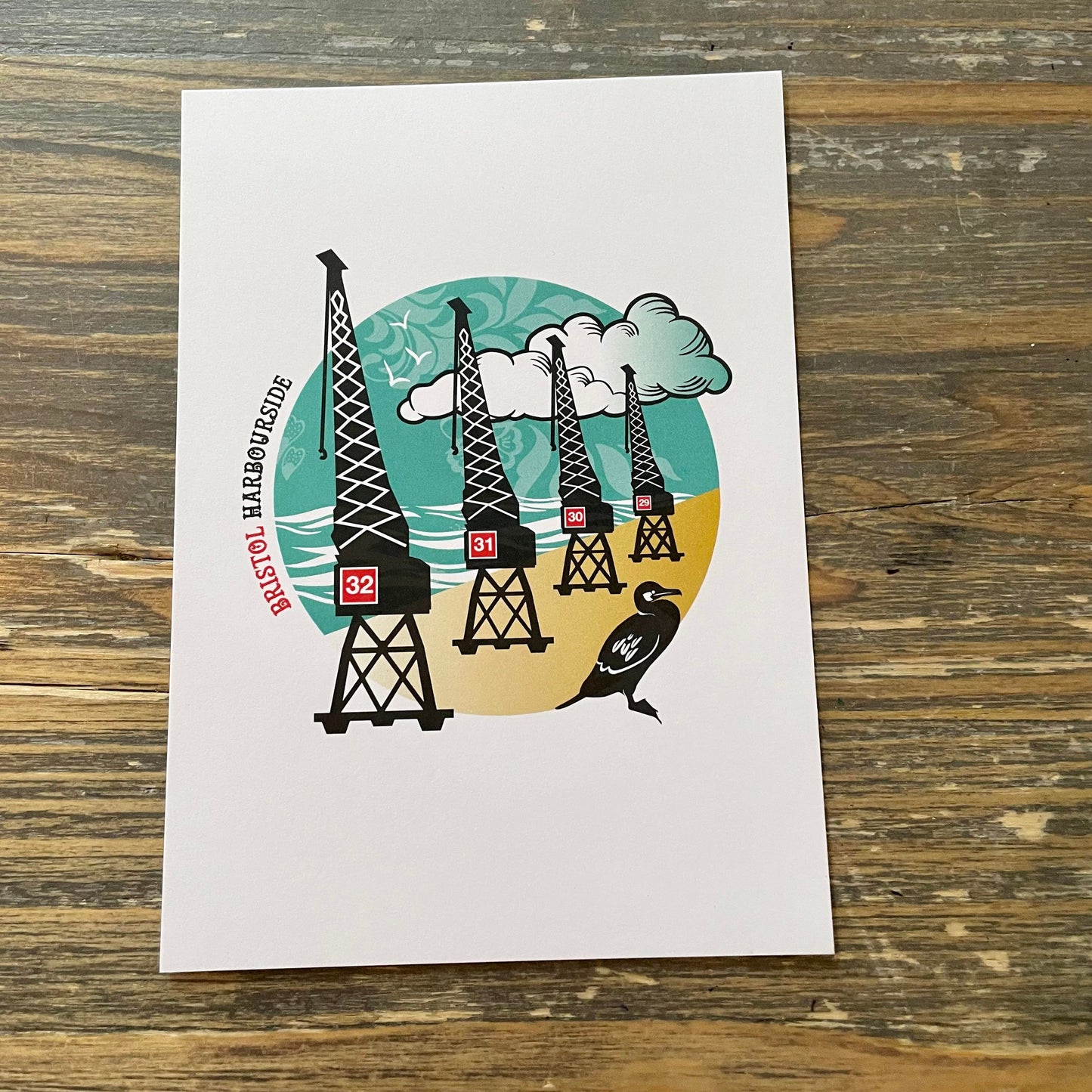 Cranes Postcard