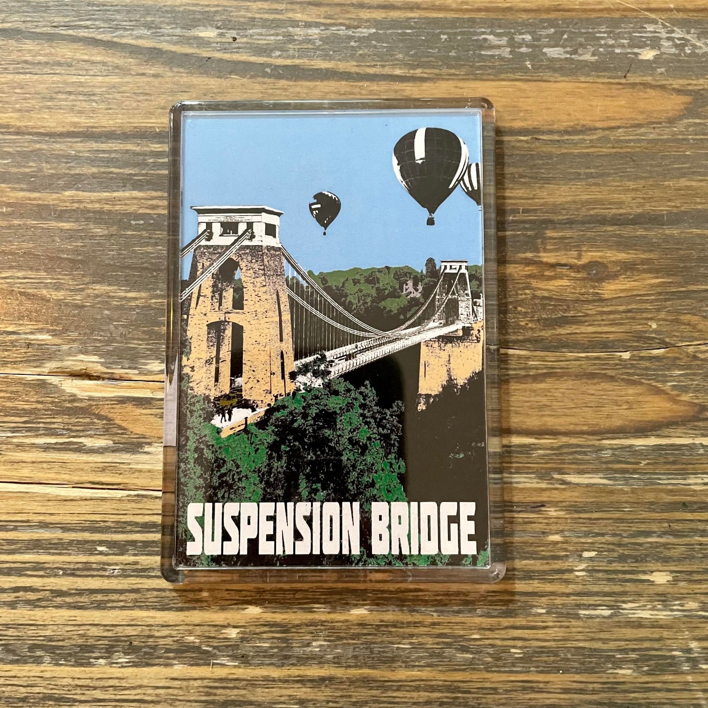 Suspension Bridge Fridge Magnet