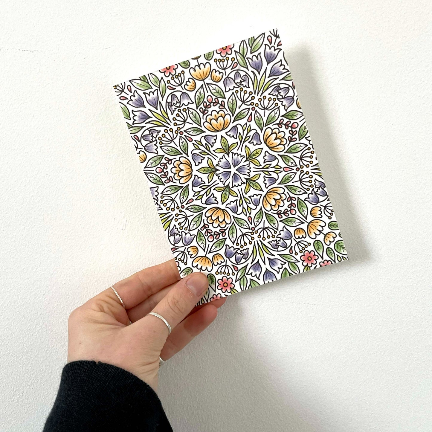 Floral Pattern Seed Card
