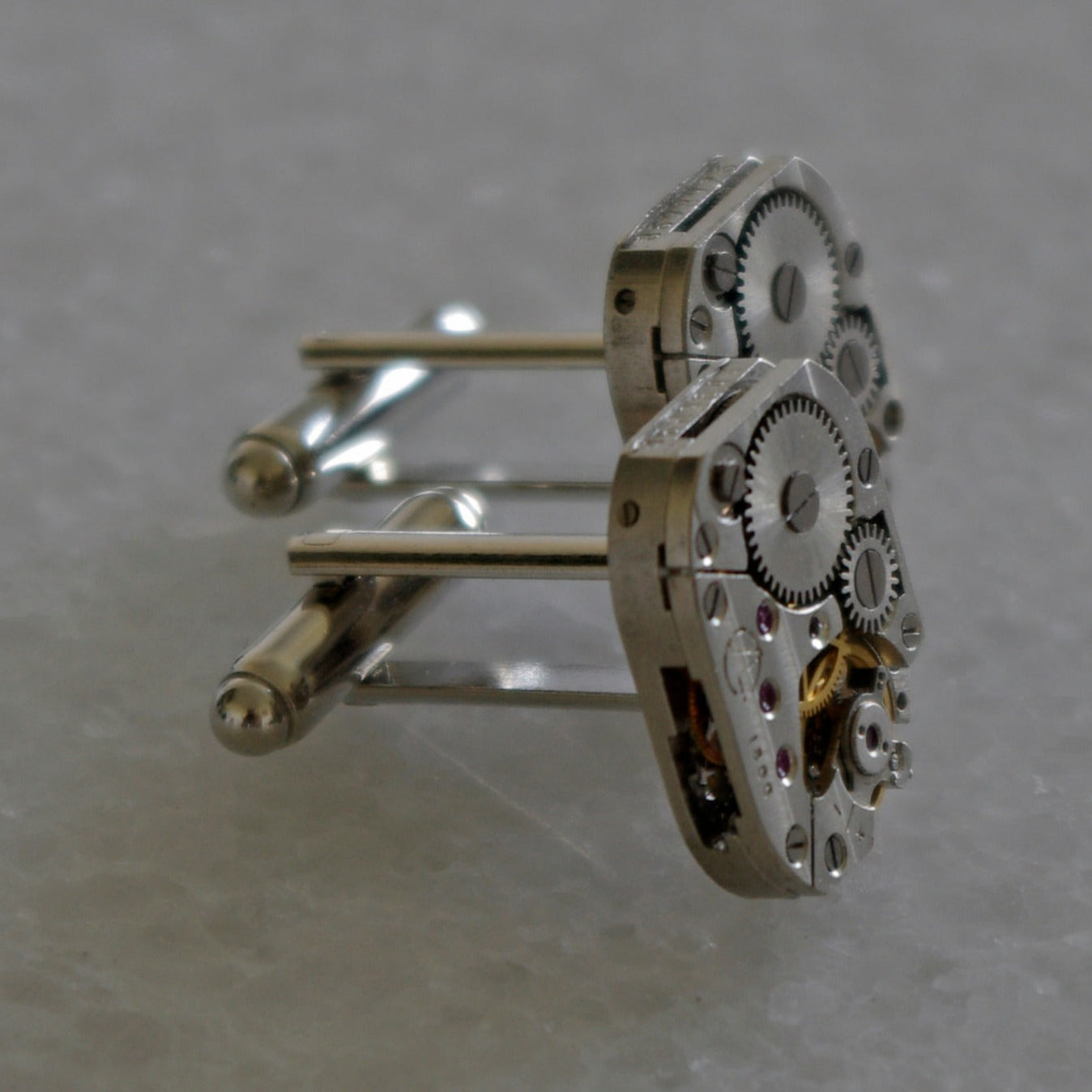 Large Rectangle Timepiece Cufflinks