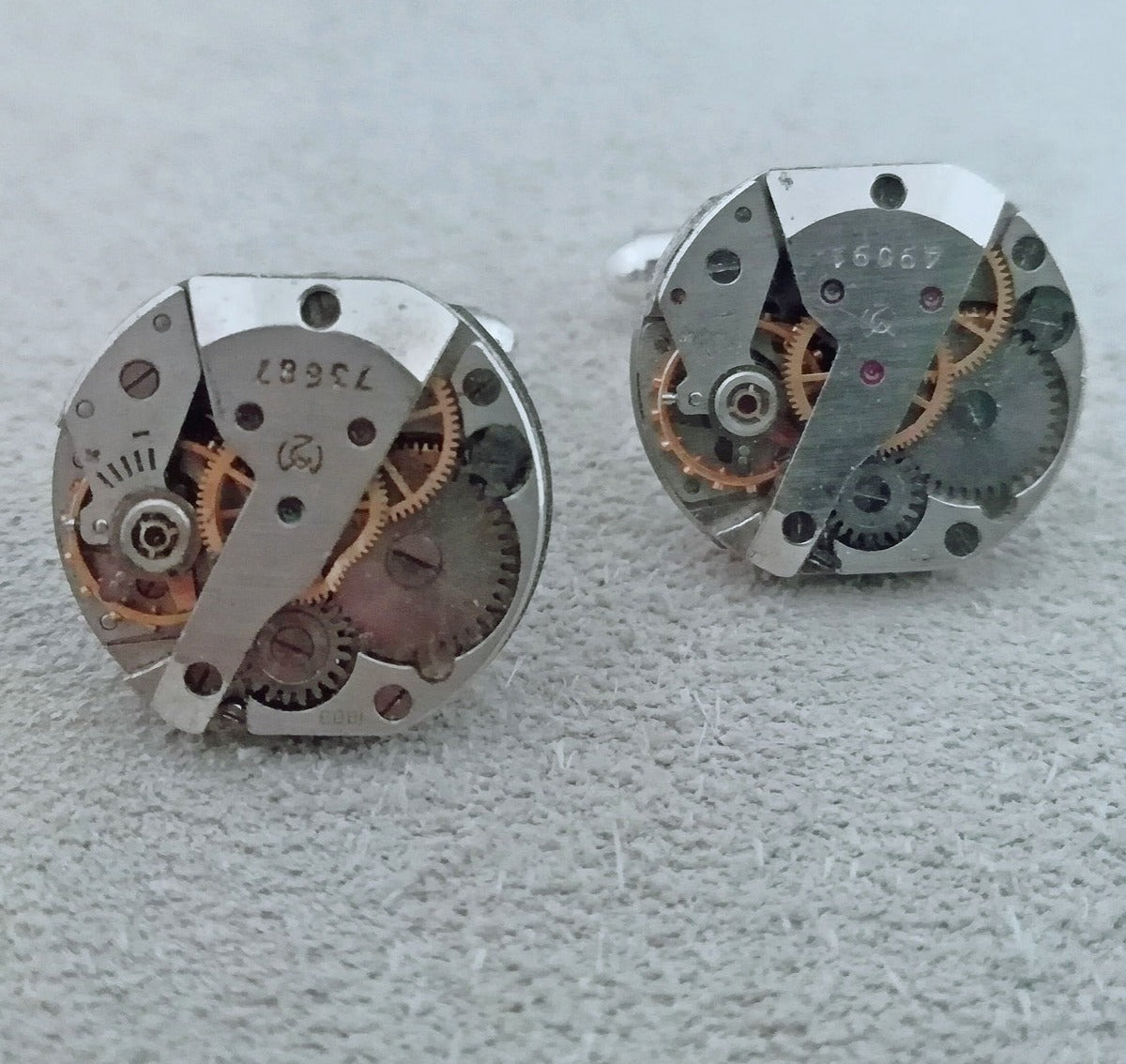 Large Oval Timepiece Cufflinks