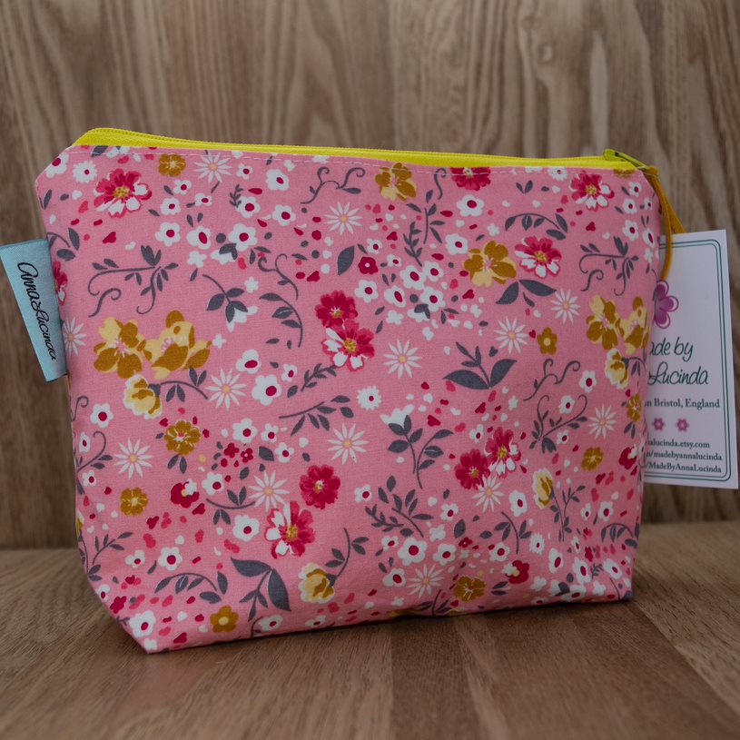Cosmetic Bags In Various Fabrics Small