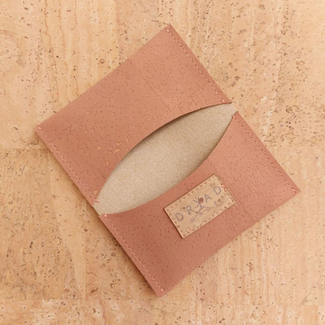 Cork Card Holder Terracotta