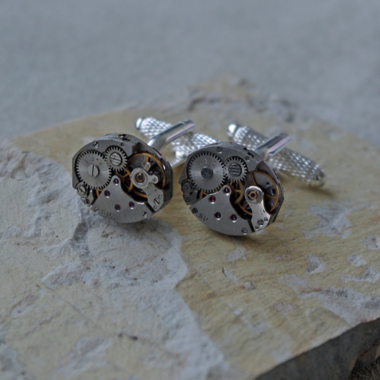 Small Oval Timepiece Cufflinks