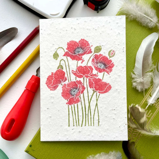 Poppy Design Seed Card