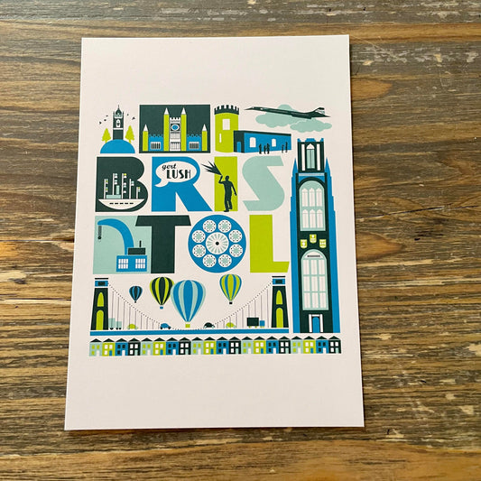 Bristol Icons Postcard