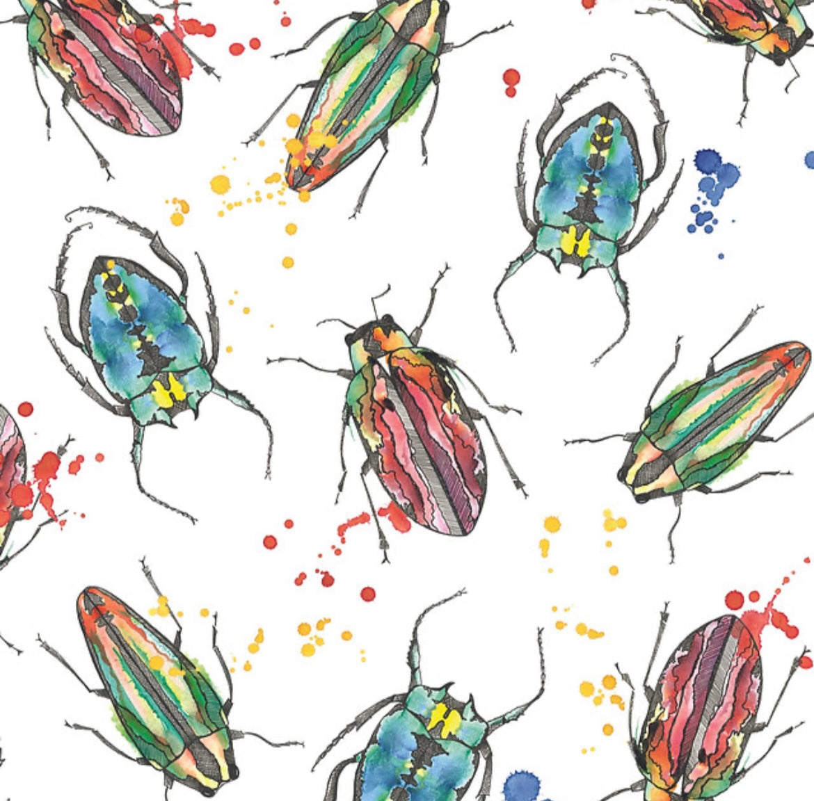 Bright Beetles Card