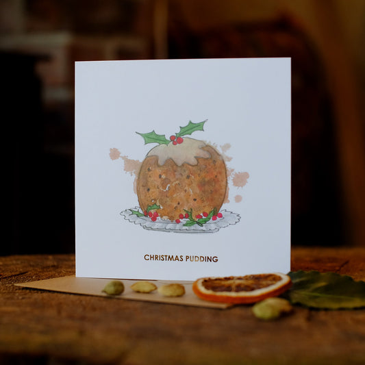 Christmas Pudding Card