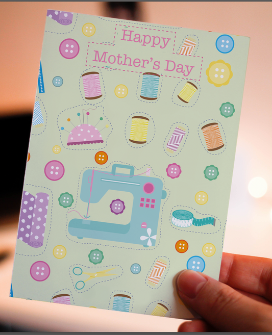 Sewing Tools Mother's Day Card